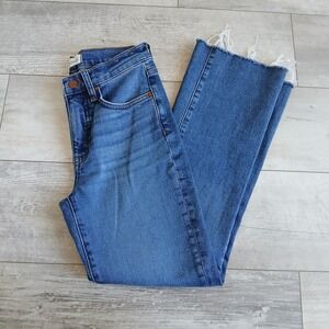 Madewell Blue Flare Kickout Jeans